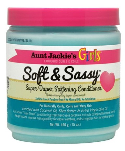 Après-shampoing Aunt Jackie's Girls Soft & Sassy - Pour Boucles - 511g - Neuf USA