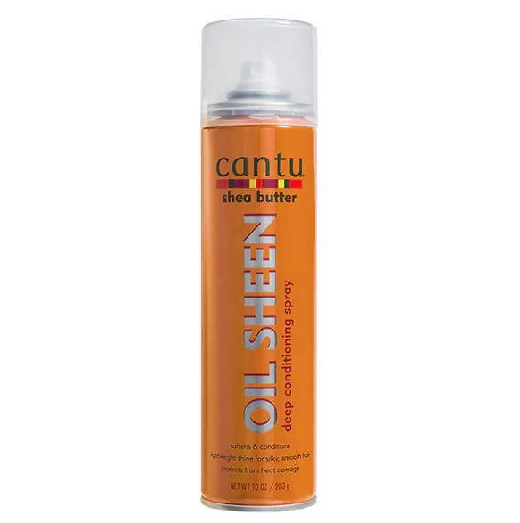 Spray Brillance Cantu Au Beurre De Karité 283 G - Non Gras - Pour Tous Types De Cheveux