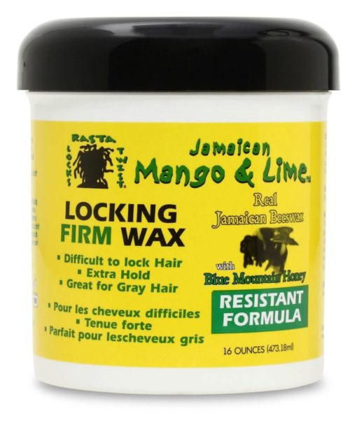 Jamaican Mango & Lime Locking Firm Wax Jar Extra Hold 16oz Janson Beauty