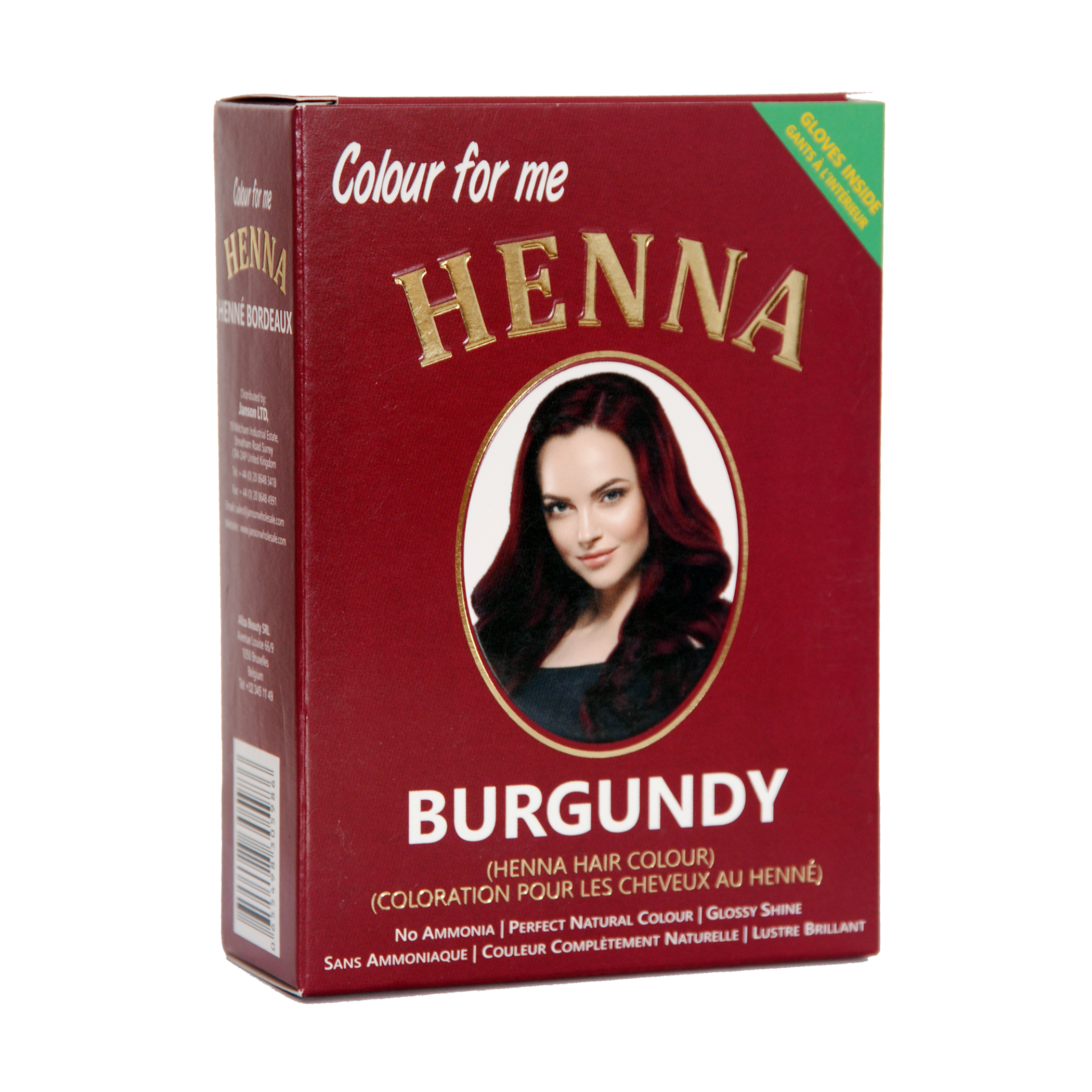 Herbal Henna Hair Color #46V: Black Cherry (Burgundy) Dye